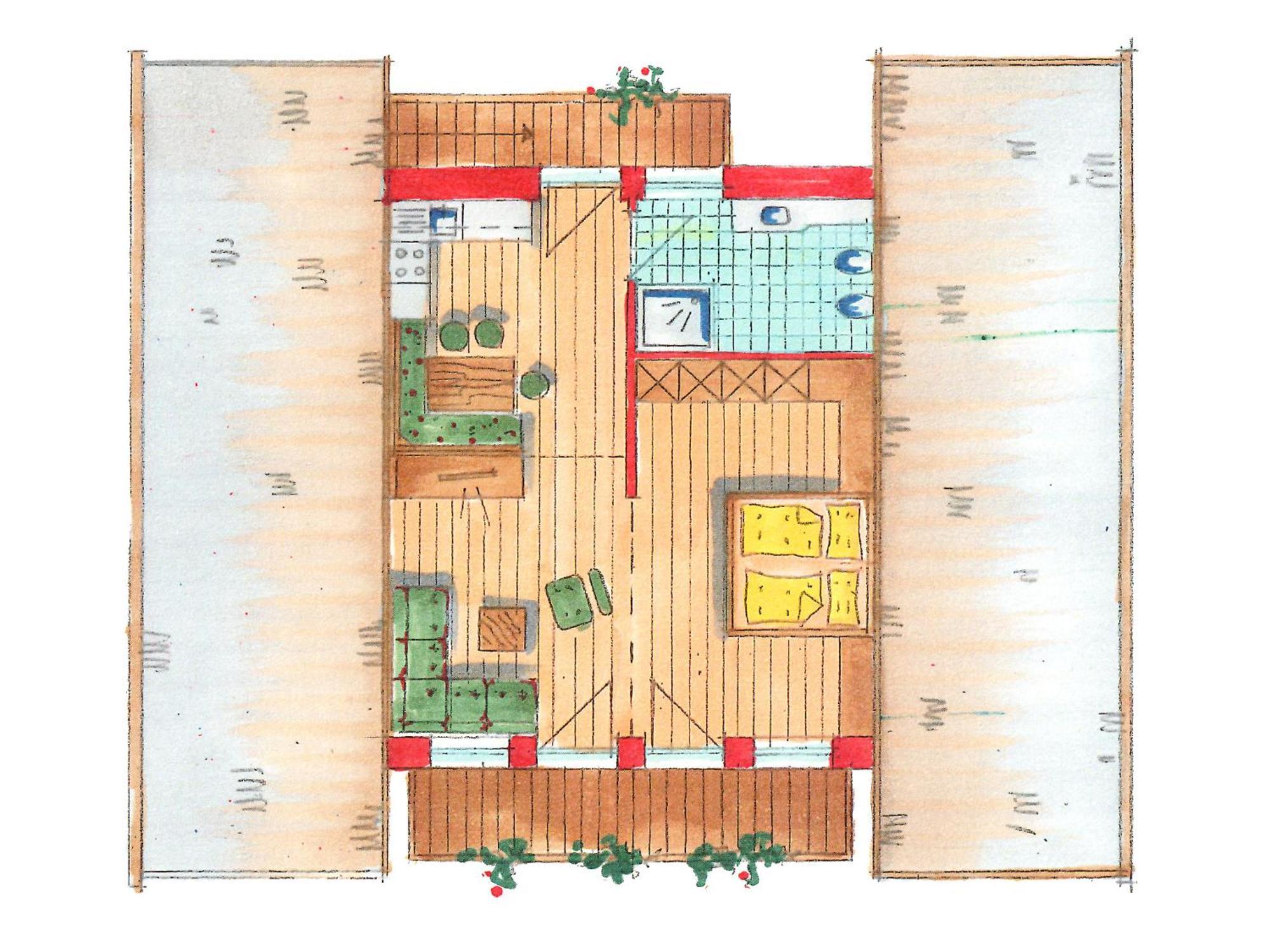 Chalet Piz da Peres Olang Oda fotoğraf